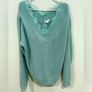 Off the shoulder sweater